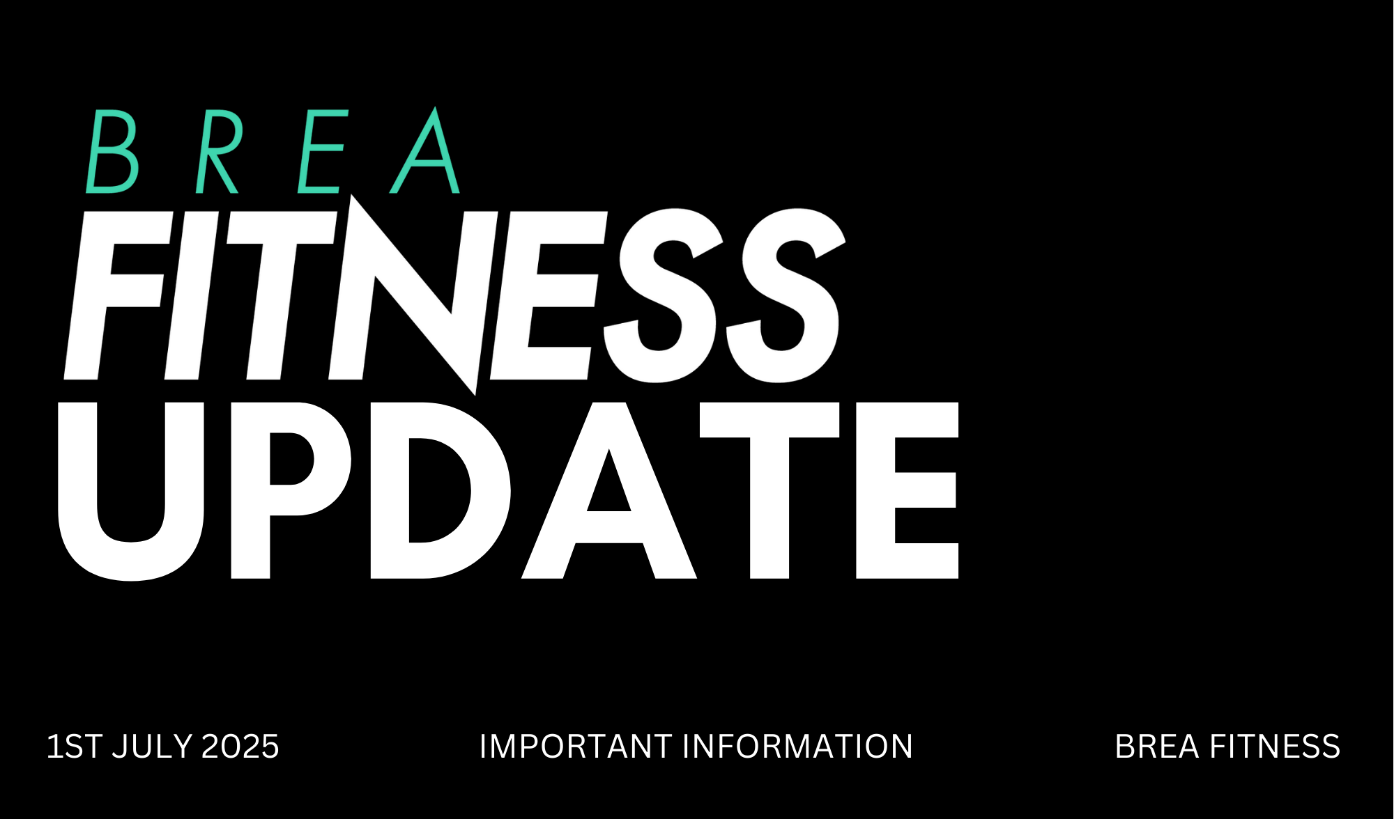 Brea Fitness Update Header