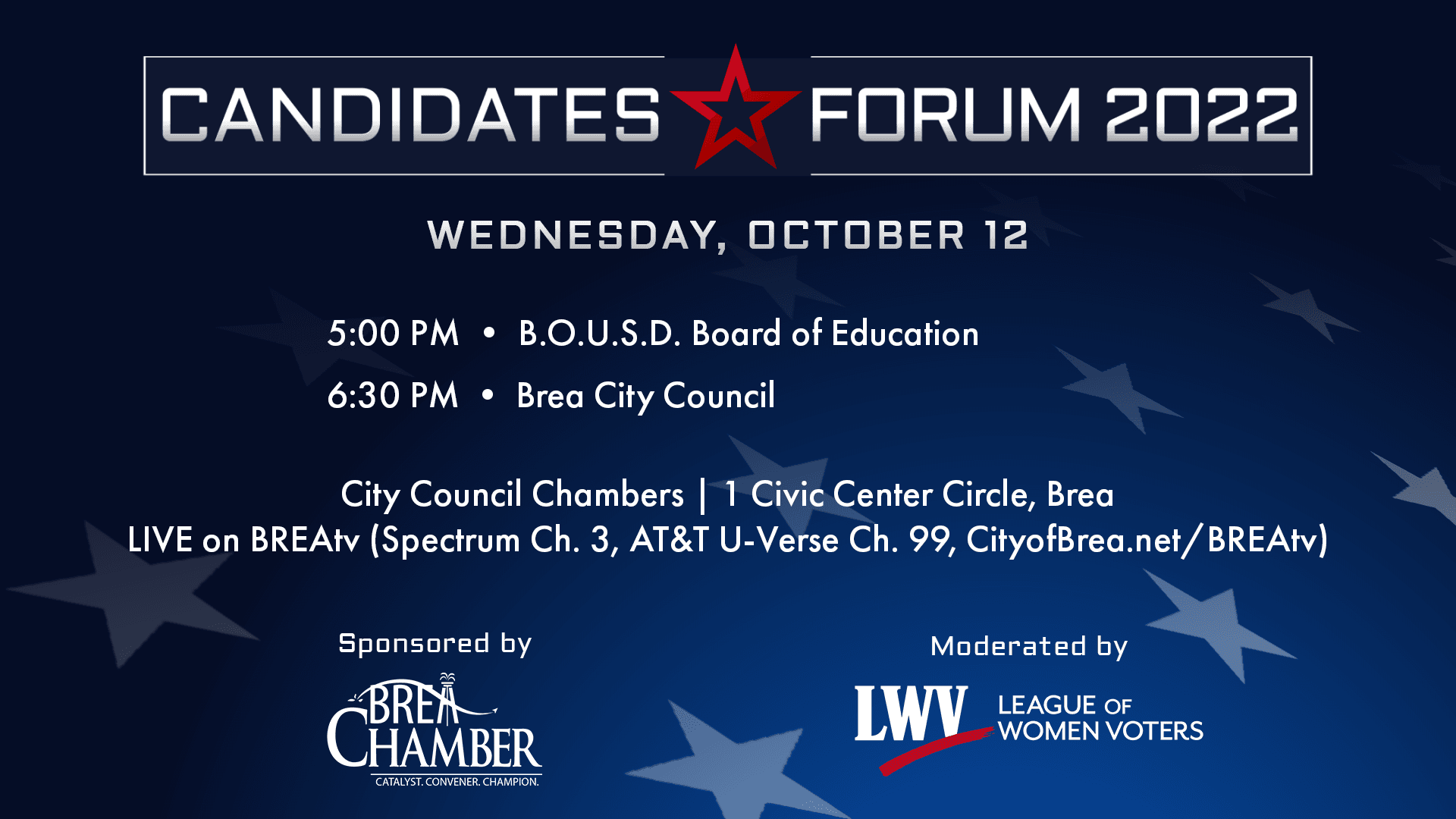 Candidates Forum Ad